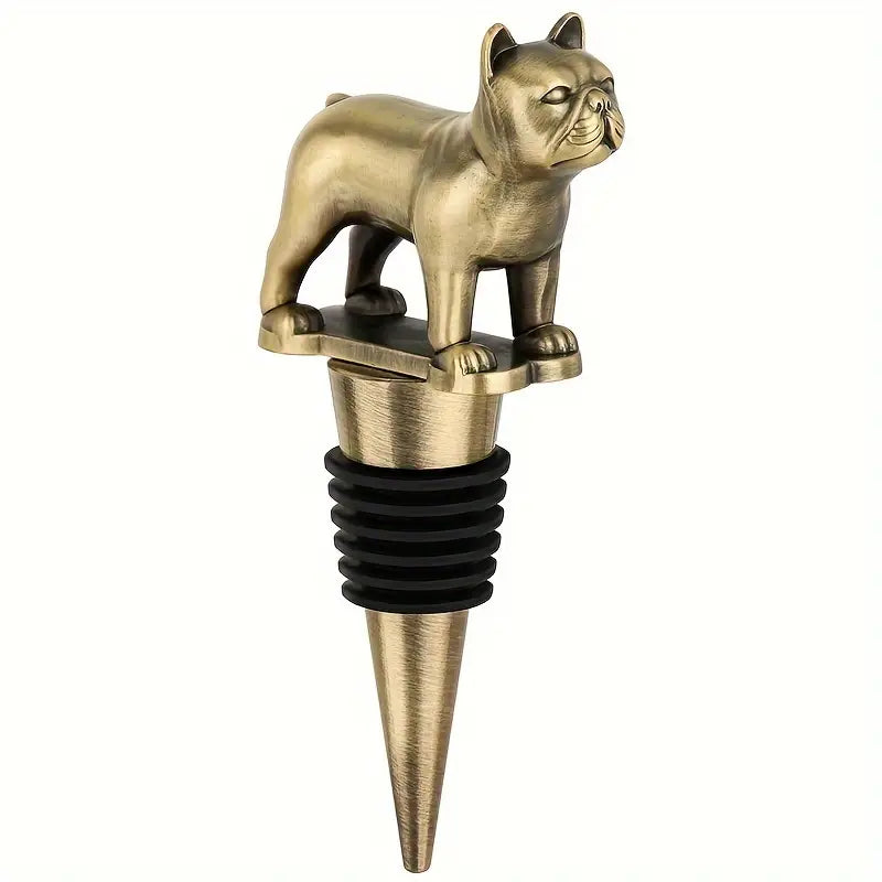 Bulldog Weinstopper