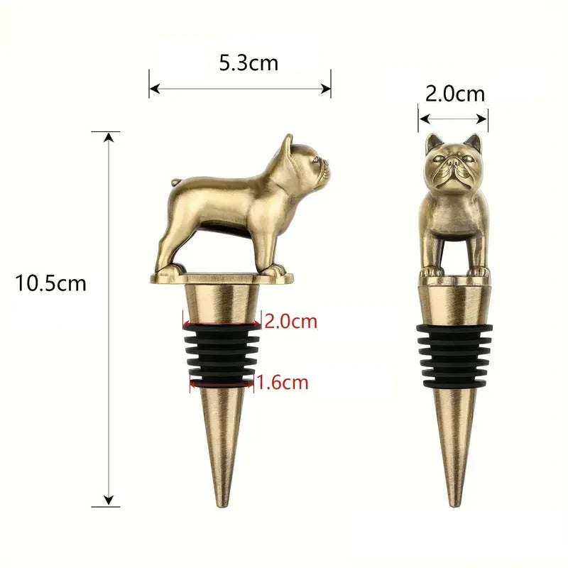 Bulldog Weinstopper