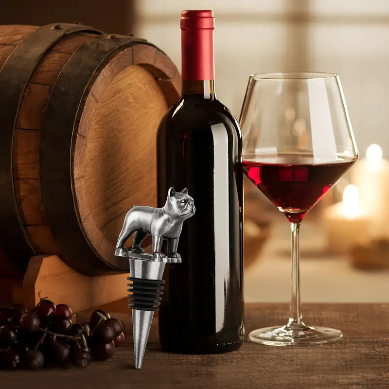 Bulldog Weinstopper