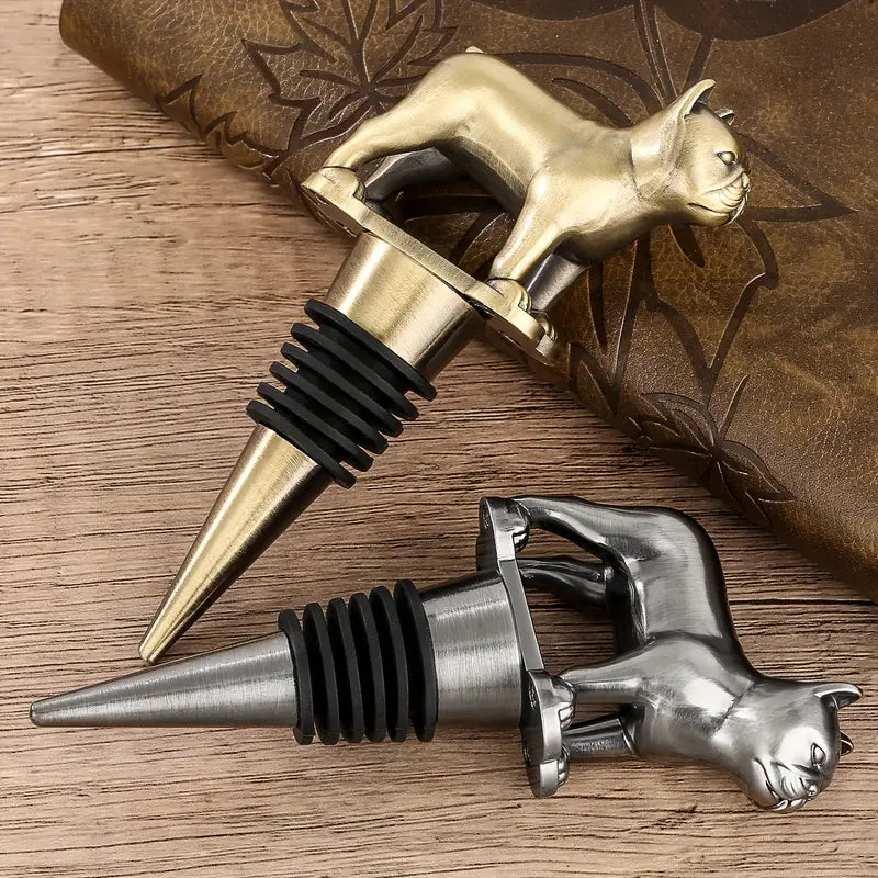 Bulldog Weinstopper