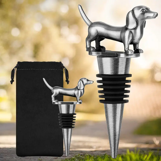 Dackel Weinstopper