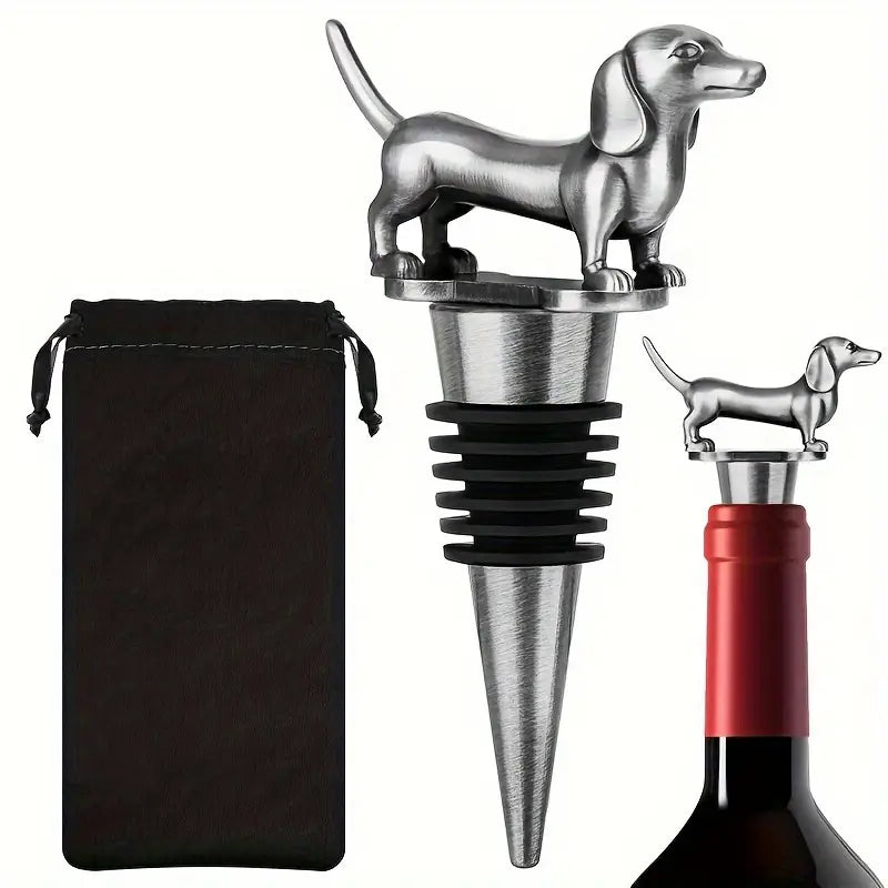Dackel Weinstopper